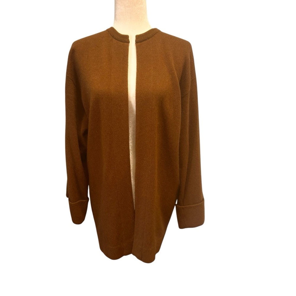 Cashmere cardigan vintage Scottish womens sz s/m
mocha brown soft office casual - Picture 13 of 14